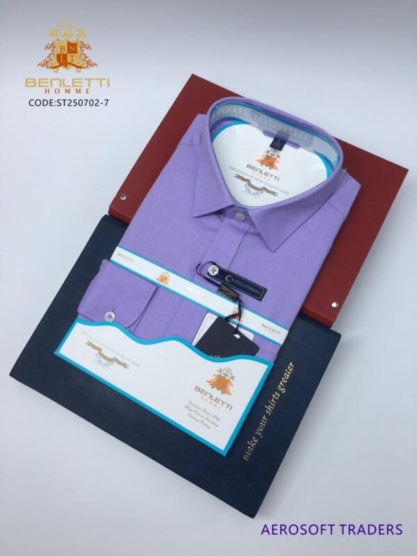 Benletti Homme Striped Long-Sleeved Shirt