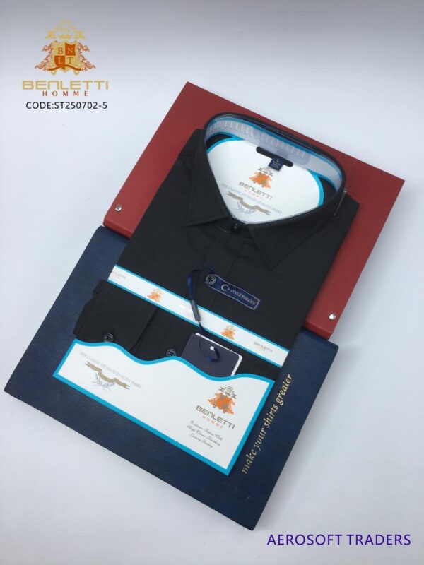 Benletti Homme Striped Long-Sleeved Shirt