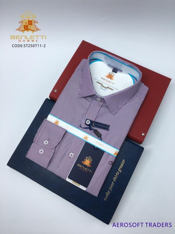 Benletti Homme Striped Long-Sleeved Shirt for Men (3)