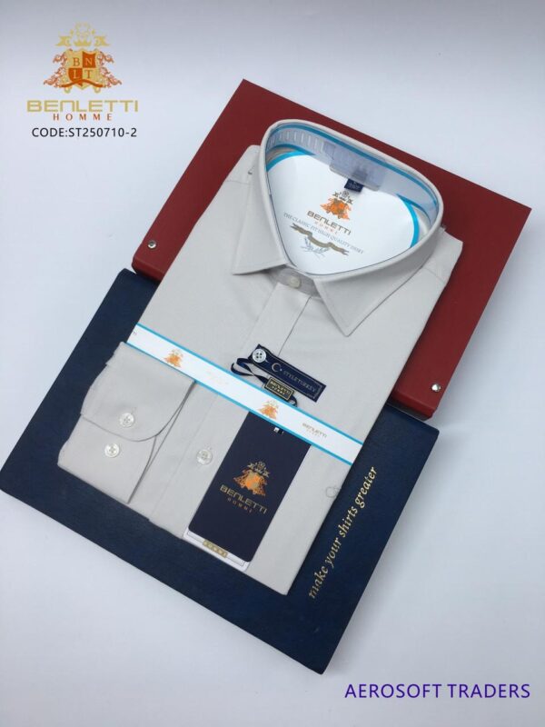 Benletti Homme Striped Long-Sleeved Shirt