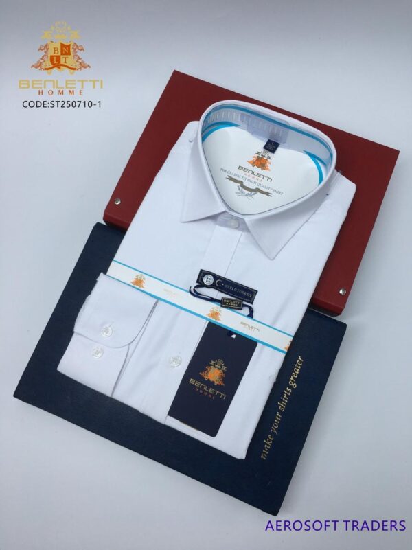 Benletti Homme Striped Long-Sleeved Shirt