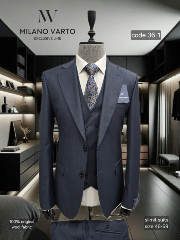 High-End Quality 3-Piece Men's Suit